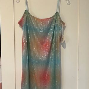 STAUD, Jenny Dress, Multi-colored, size L - NWT